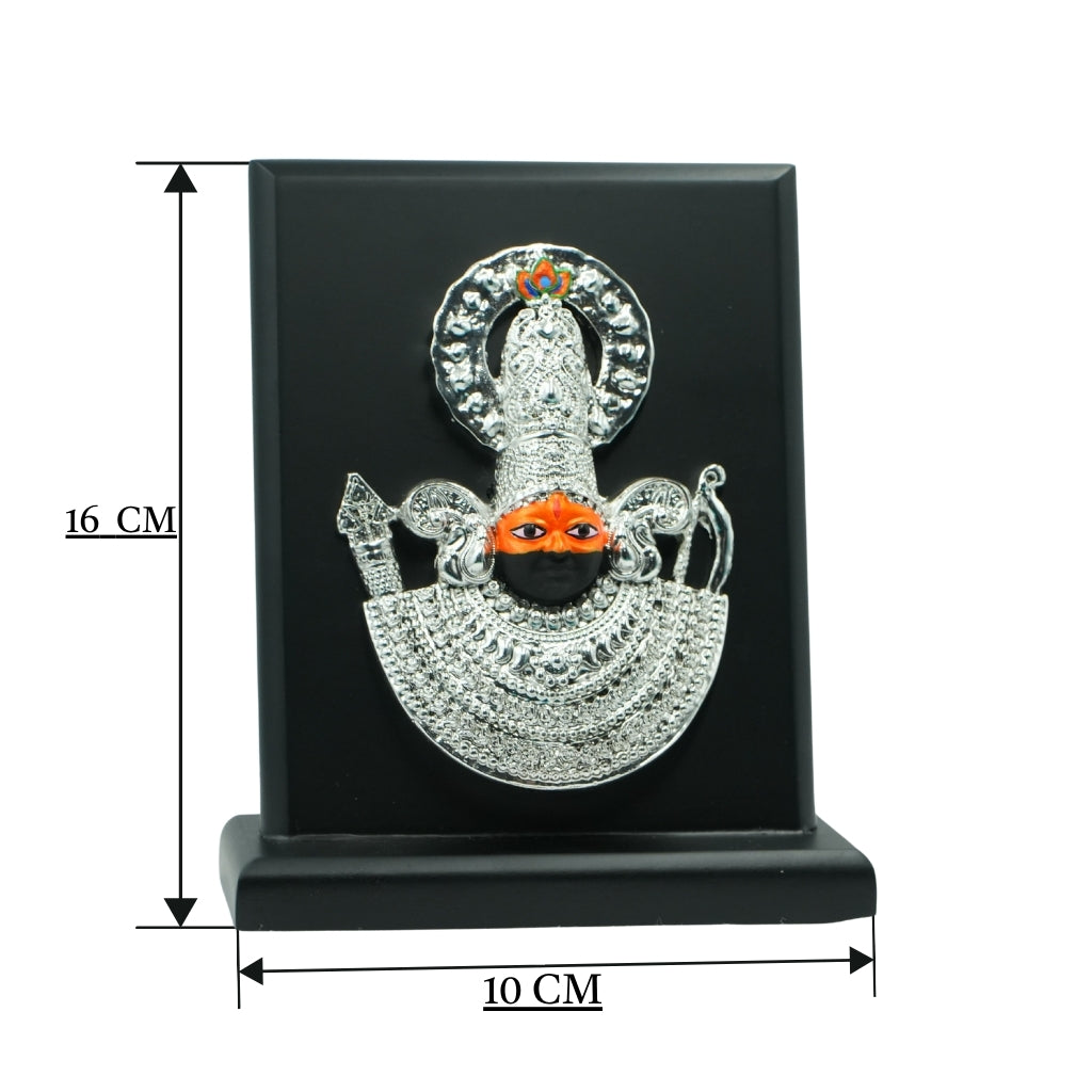 Rupastha Premium German Silver Polish Khatu Shyam Ji Frame