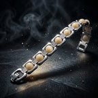 Rupastha Premium Sulemani Hakik Agate Luxury Link Bracelet
