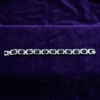 Rupastha Premium Amethyst Luxury Link Bracelet