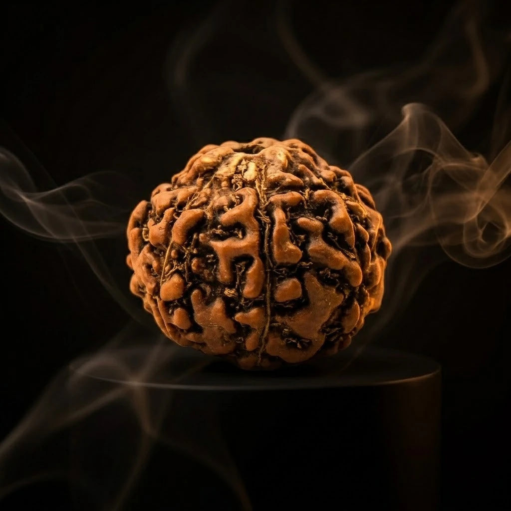 Rupastha Original Certified 7 Mukhi Rudraksha Bead