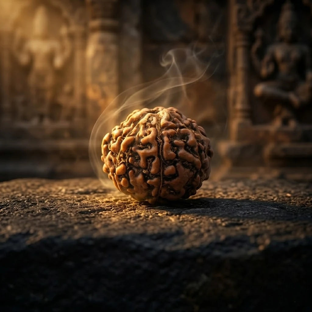 Rupastha Original Certified 7 Mukhi Rudraksha Bead
