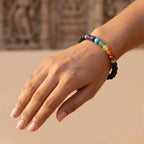 7 (Seven) Chakra Lava Stone Bracelet