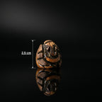 Authentic Hand-Carved Natural Supari (Betel Nut) Lord Ganesha Idol