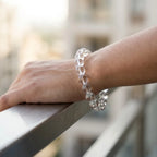 Clear Quartz (Sphatik) Bracelet