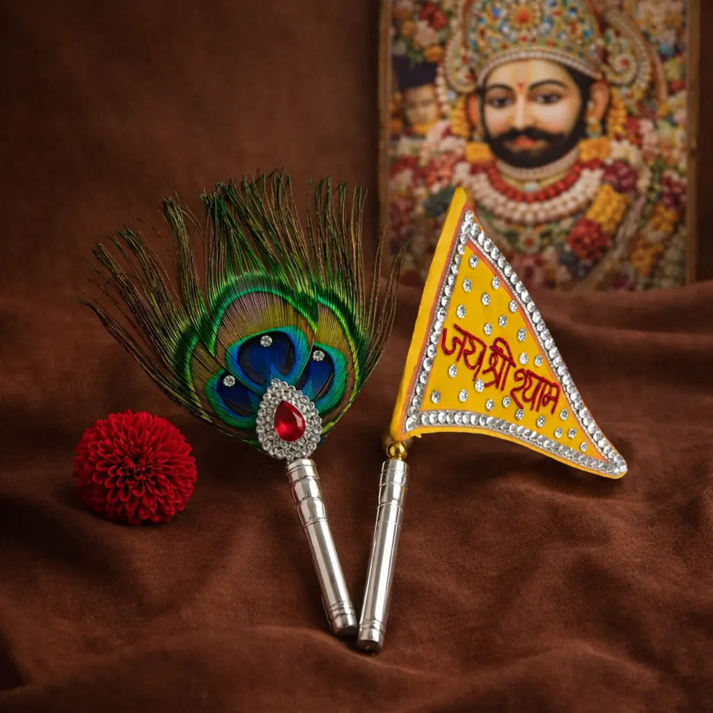Jay Shree Shyam Dhwaja & Morpankh Combo