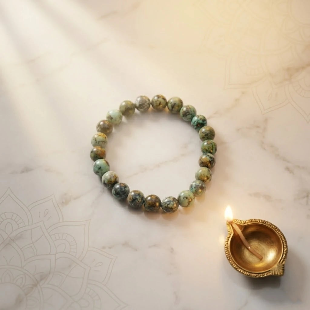 Natural African Turquoise Bracelet