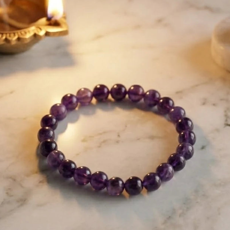 Natural Amethyst Bracelet