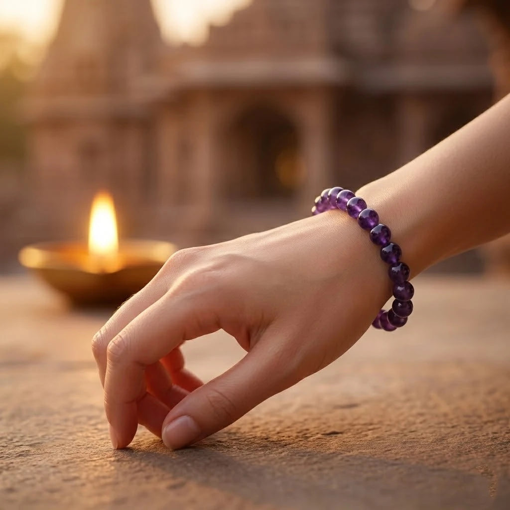 Natural Amethyst Bracelet