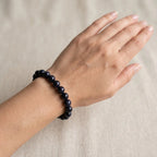 Natural Blue Goldstone (Blue Sunstone) Bracelet
