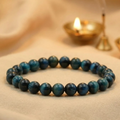 Natural Blue Tiger’s Eye And Falcon's Eye Bracelet