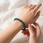 Natural Blue Tiger’s Eye And Falcon's Eye Bracelet