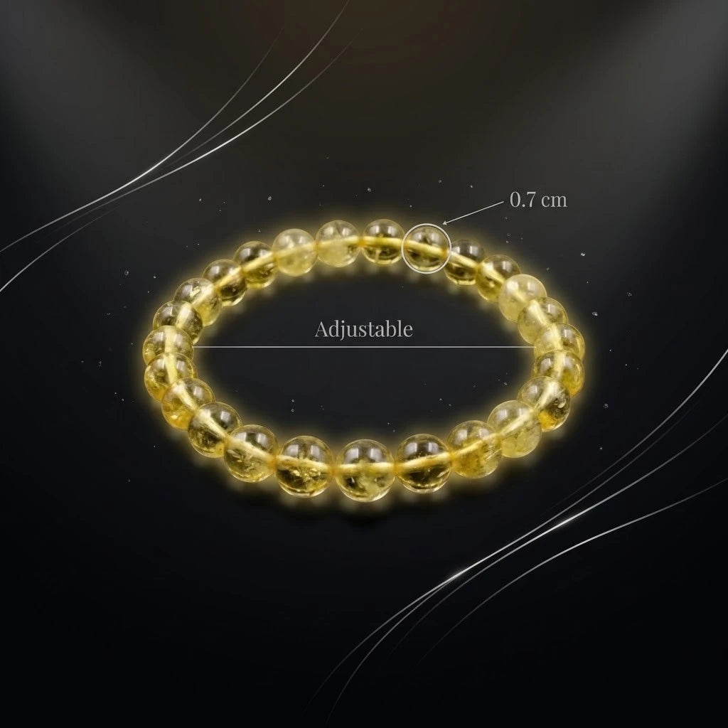 Natural Citrine (Sunela) Premium Bracelet