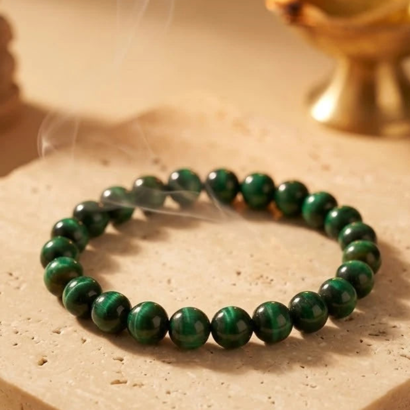 Natural Green Tiger’s Eye Bracelet