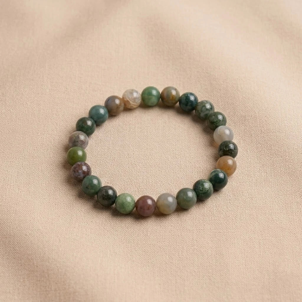 Natural Indian Agate Bracelet
