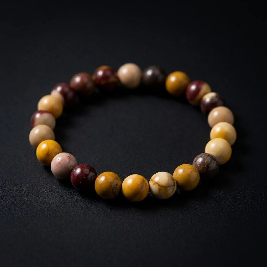 Natural Mookaite Jasper Bracelet