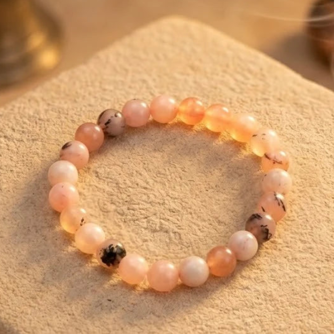 Natural Pink Opal Premium Bracelet