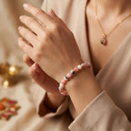 Natural Pink Opal Premium Bracelet