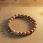Natural Red Spider Web Jasper Bracelet
