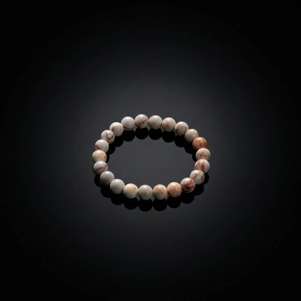 Natural Red Spider Web Jasper Bracelet
