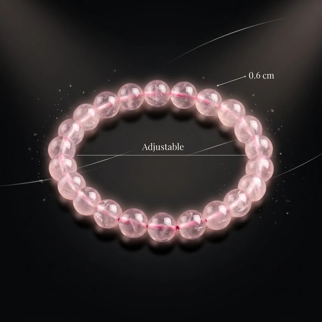 Natural Rose Quartz Premium Bracelet