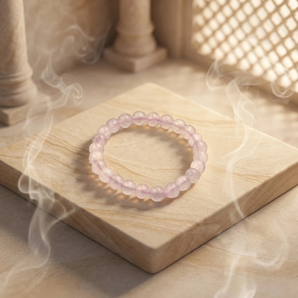 Natural Rose Quartz Premium Bracelet