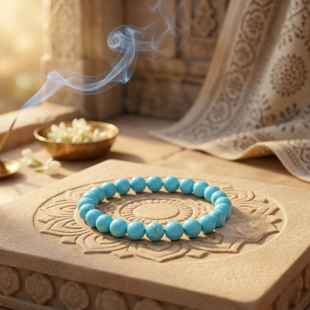 Natural Turquoise (Firoza) Bracelet