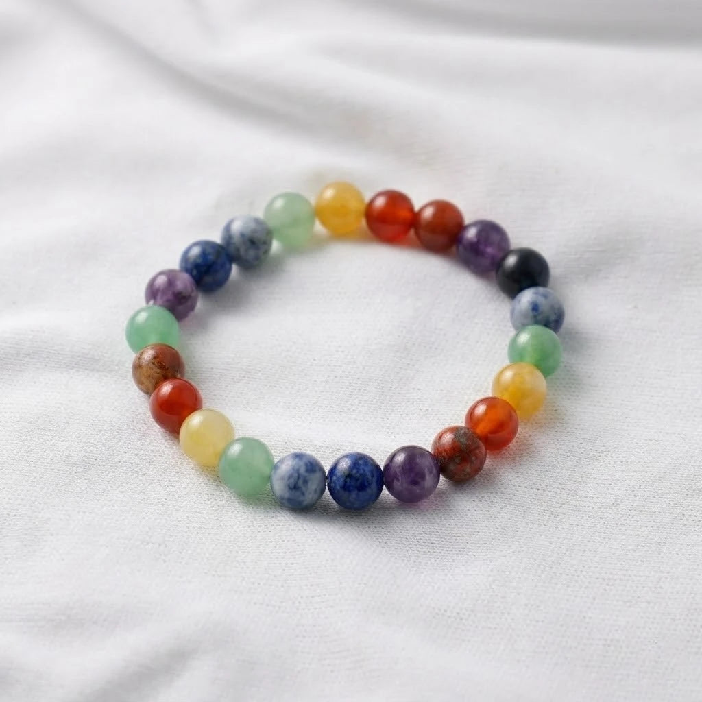 Premium 7 Chakra Balancing Crystal Bracelet