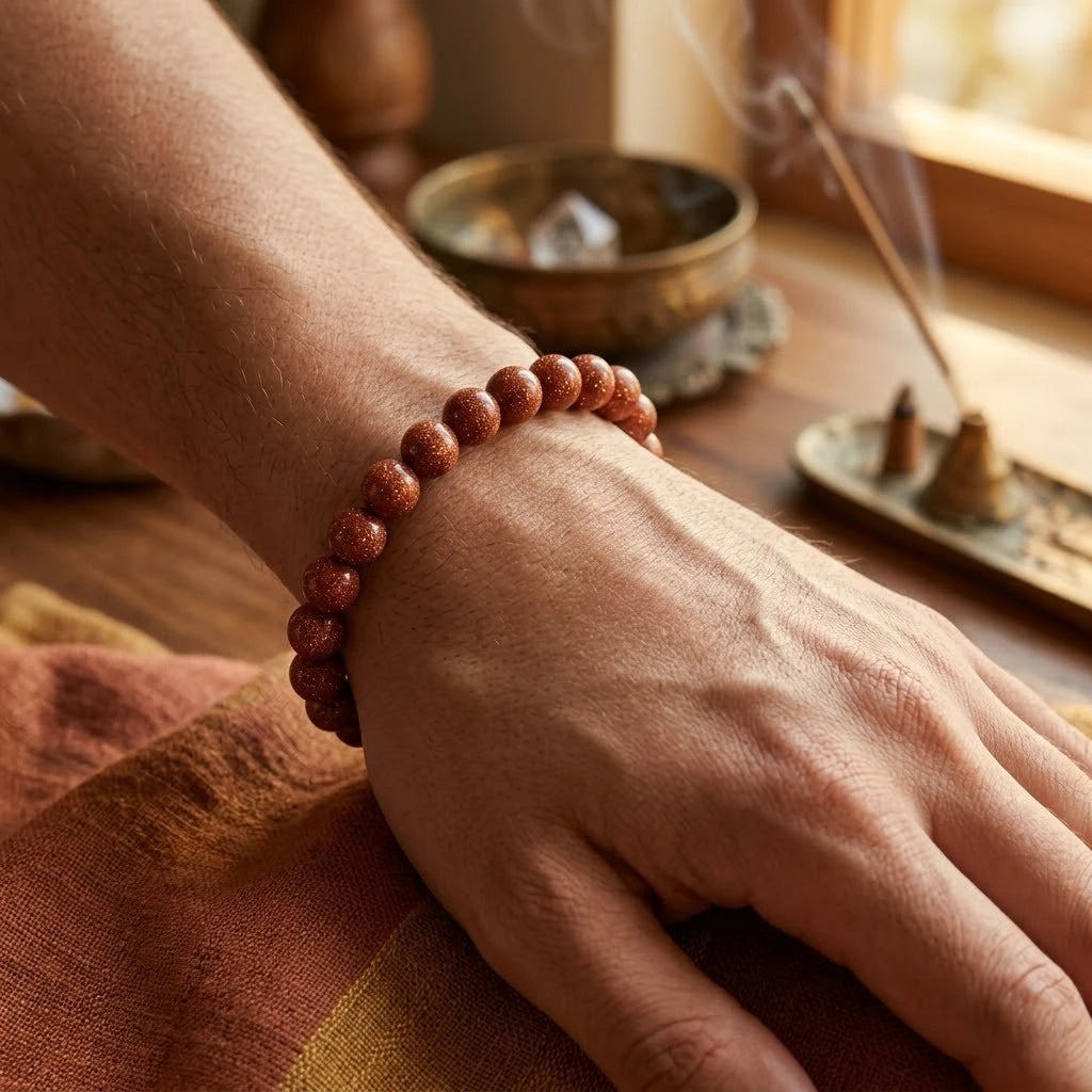 Premium Goldstone (Gold Sunstone) Bracelet