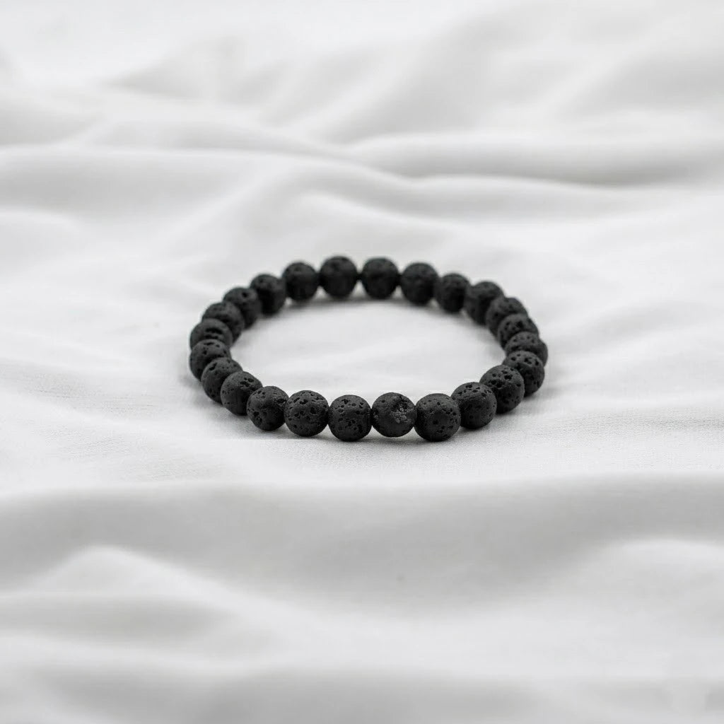 Pure Natural Lava Stone Bracelet