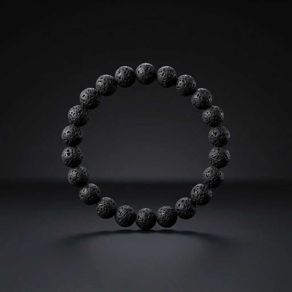 Pure Natural Lava Stone Bracelet