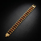 Rupastha Rudraksha Gold-Tone Spiritual Bracelet