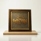 Rupastha 7 Running Horses Pyrite Vastu Frame