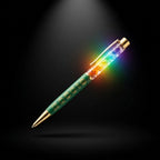 Rupastha Gold 7 Chakra Crystal Pen (Green)