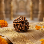 Rupastha Original Certified 4 Mukhi Rudraksha Bead
