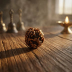 Rupastha Original Certified 4 Mukhi Rudraksha Bead