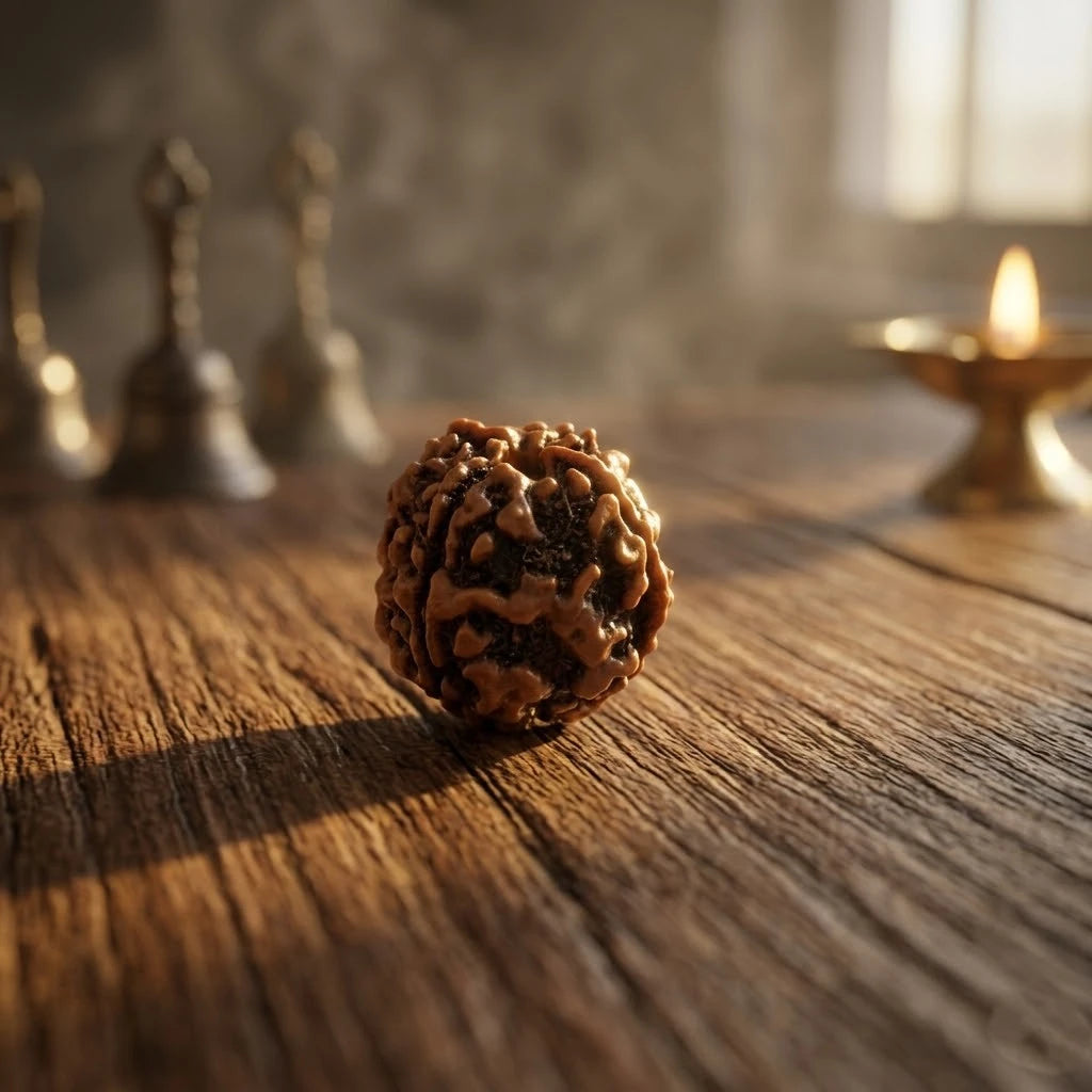 Rupastha Original Certified 4 Mukhi Rudraksha Bead