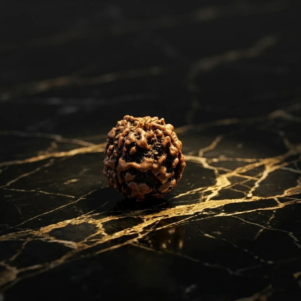 Rupastha Original Certified 4 Mukhi Rudraksha Bead