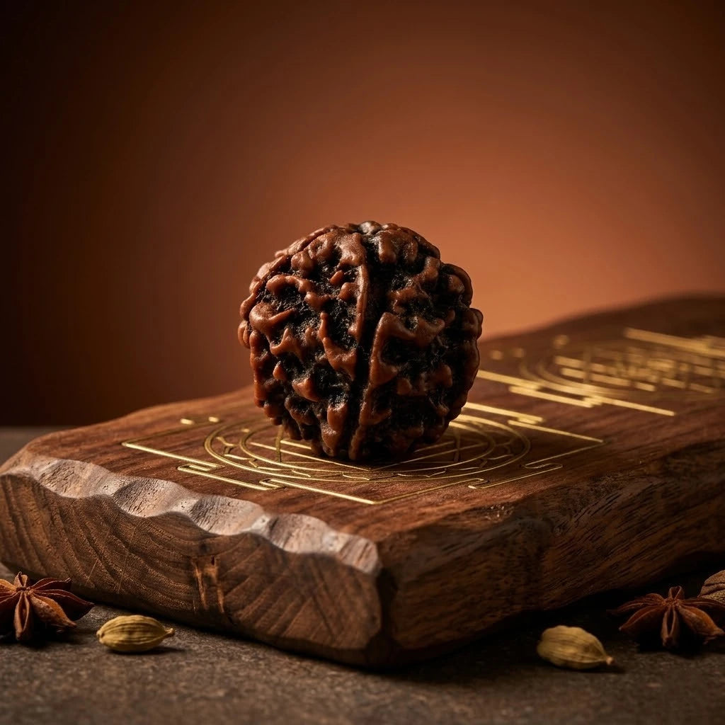 Rupastha Original Certified 5 Mukhi Rudraksha Bead