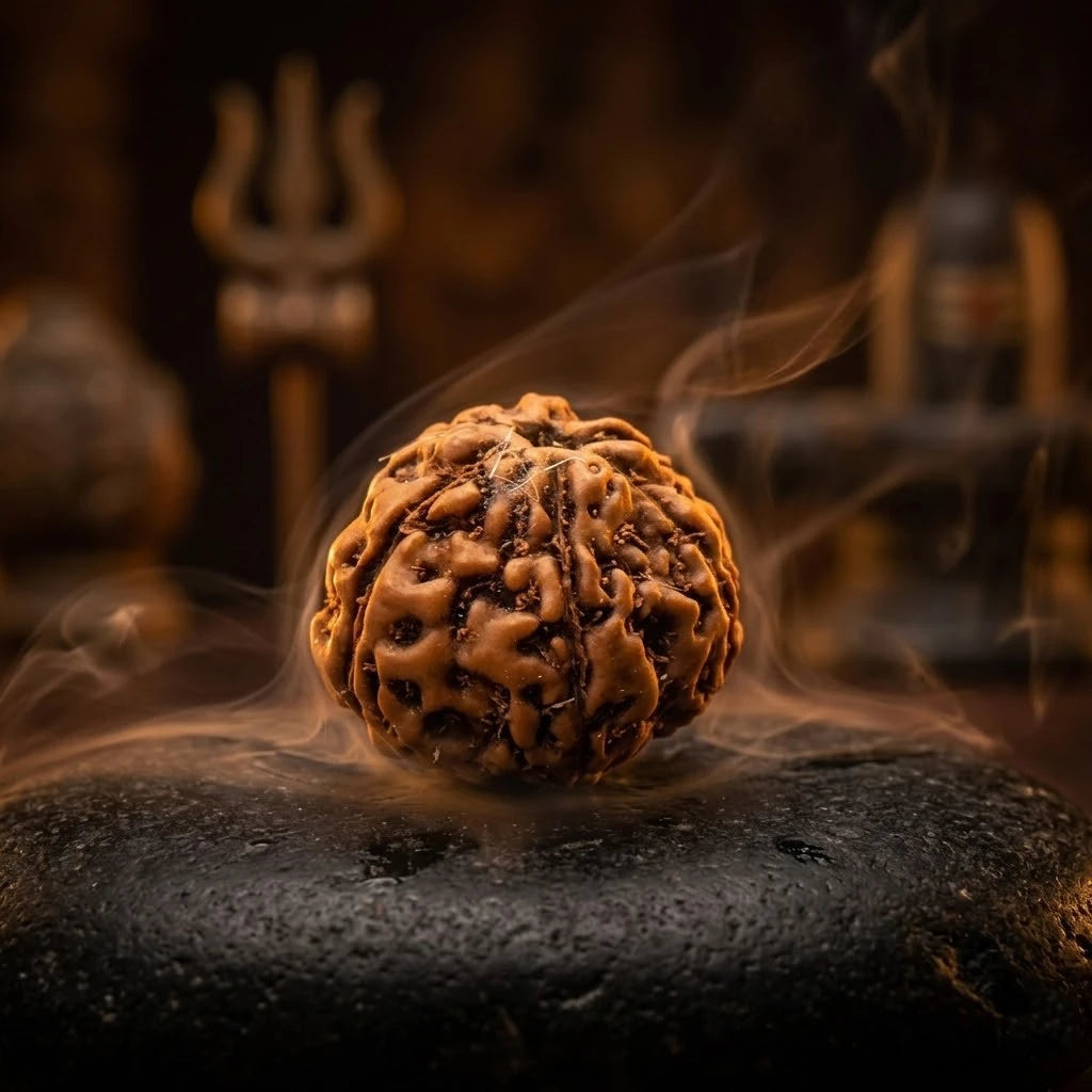 Rupastha Original Certified 8 Mukhi Rudraksha Bead