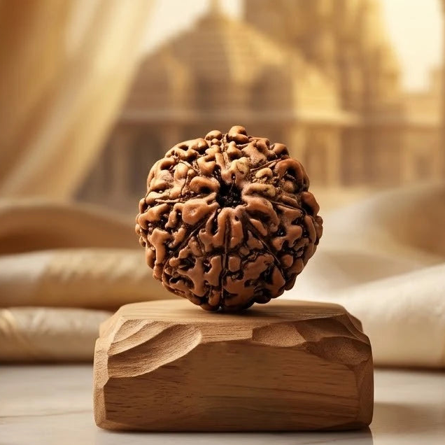 Rupastha Original Certified 9 Mukhi Rudraksha Bead