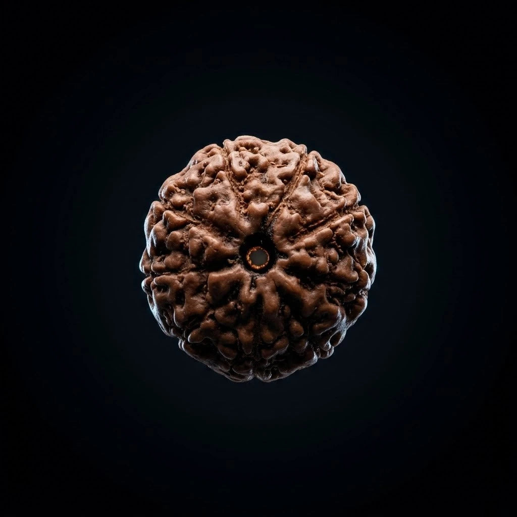 Rupastha Original Certified 9 Mukhi Rudraksha Bead
