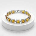 Rupastha Premium Citrine Luxury Link Bracelet