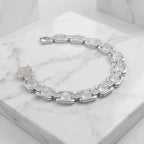 Rupastha Premium Moonstone Luxury Link Bracelet