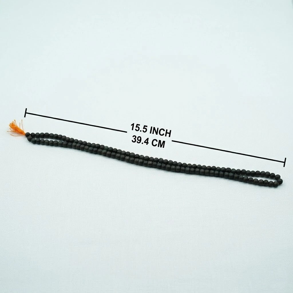 Rupastha Premium Original Black Obsidian Mala