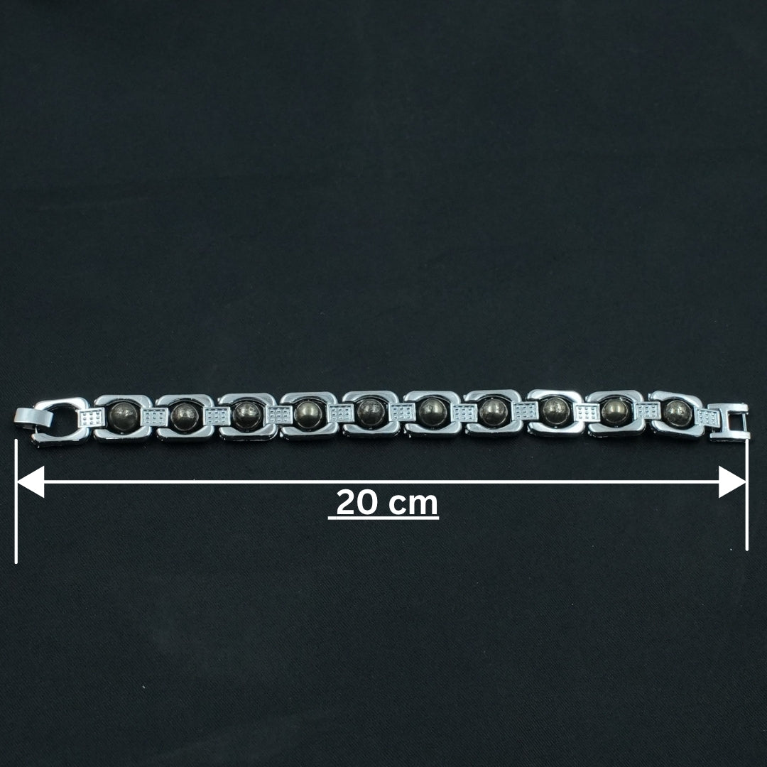 Rupastha Premium Pyrite Luxury Link Bracelet