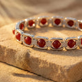 Rupastha Premium Red Jasper Luxury Link Bracelet