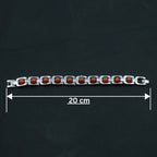 Rupastha Premium Red Jasper Luxury Link Bracelet