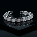 Rupastha Premium Rose Quartz Luxury Link Bracelet