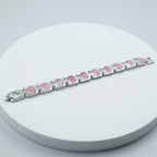 Rupastha Premium Rose Quartz Luxury Link Bracelet