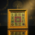 Rupastha Premium Sampoorna Kuber Yantra Gold Frame